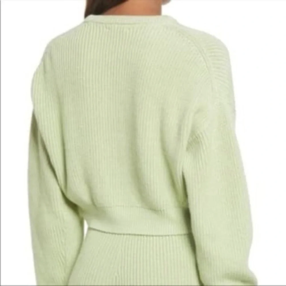 NWT Reformation Sami Crop Cotton Sweater S,M - Picture 4 of 8